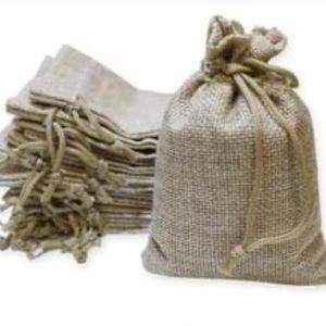 (40) Burlap Favor Bags
